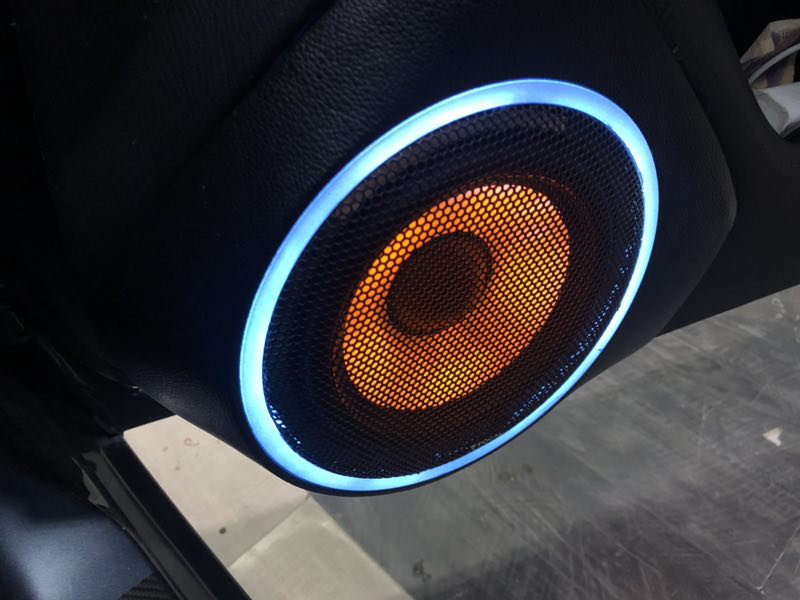 汕头星悦汽车音响马自达阿特兹改装法国劲浪es165kx3三分频先锋p99