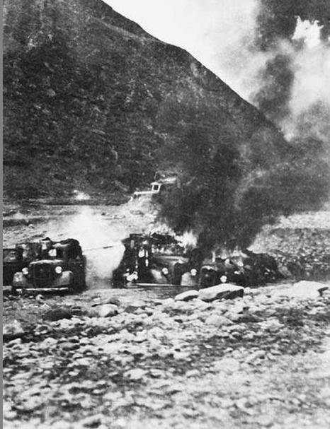 午城伏击战广阳伏击战背一身手榴弹的战士指挥所奔赴前线深入敌后深入