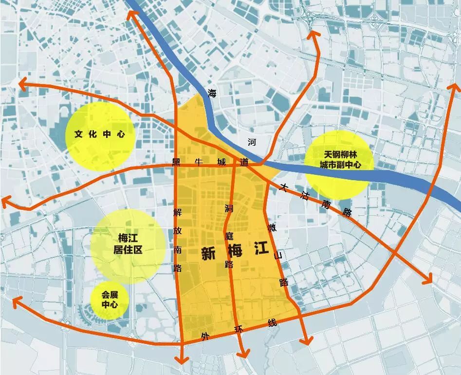 天津新梅江商业规划图图片