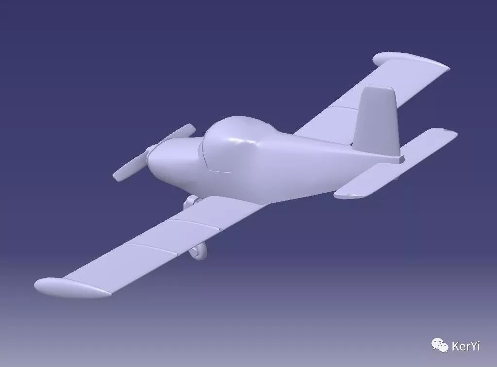 原创飞机catia设计源文件