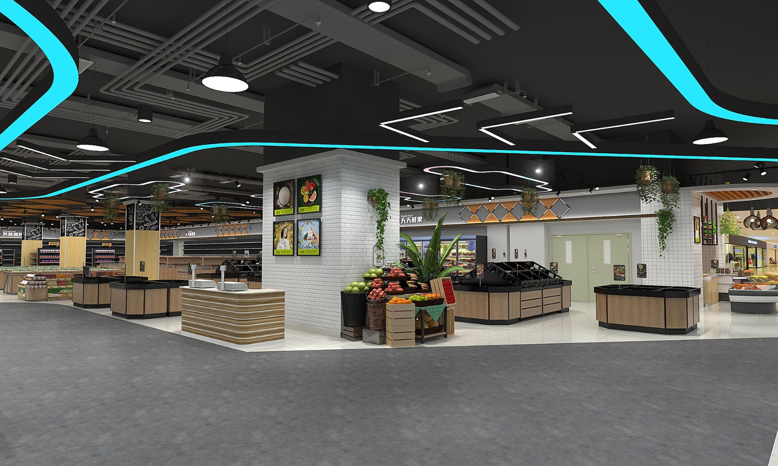 针对小超市装修前期需要注意的三大设计要点