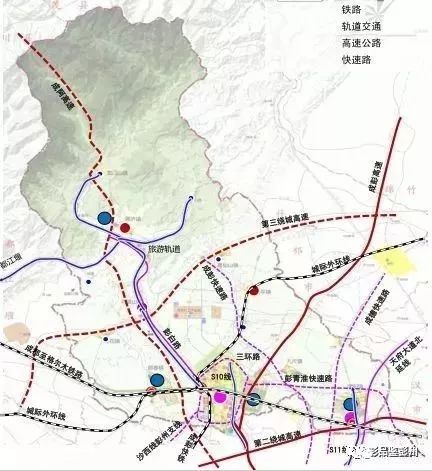 彭青淮快速路路线图图片