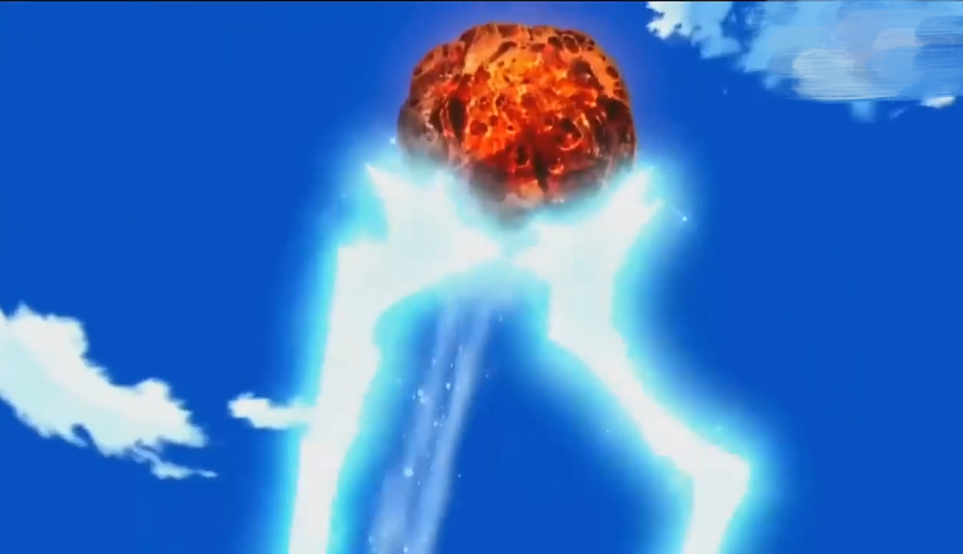 坐跟外星人代欧奇希斯在日常战斗的时候,前者不小心放了一个龙之波动