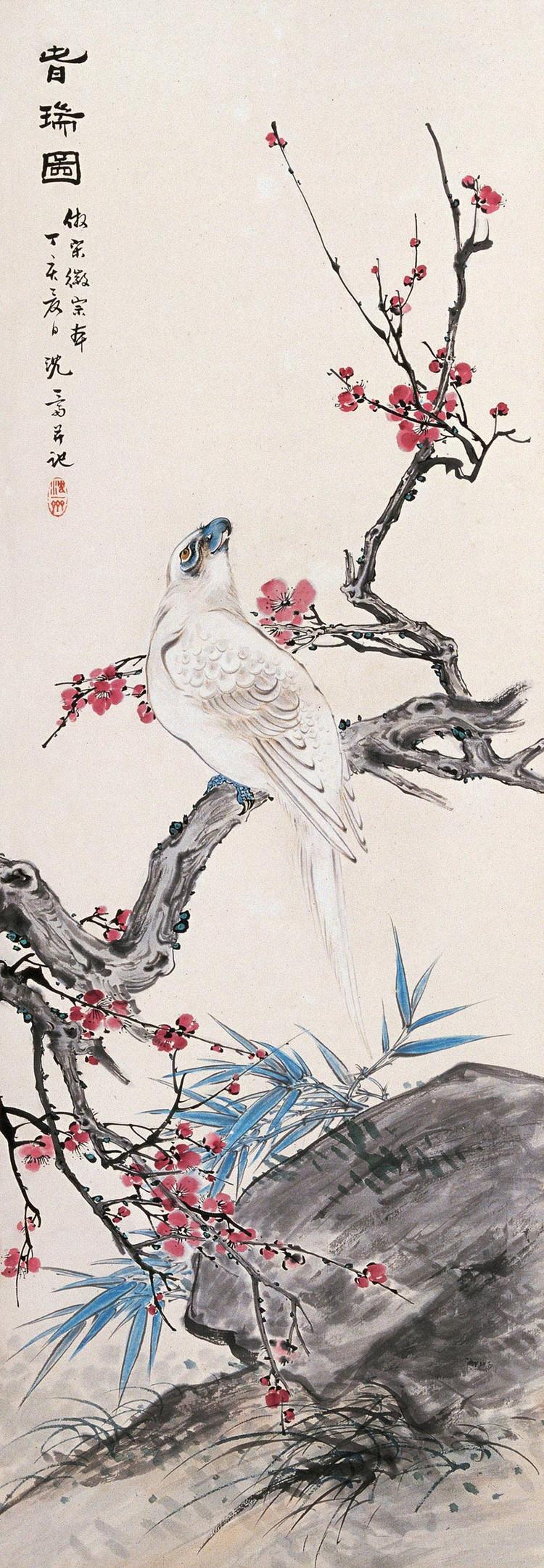 沈一斋花鸟作品欣赏