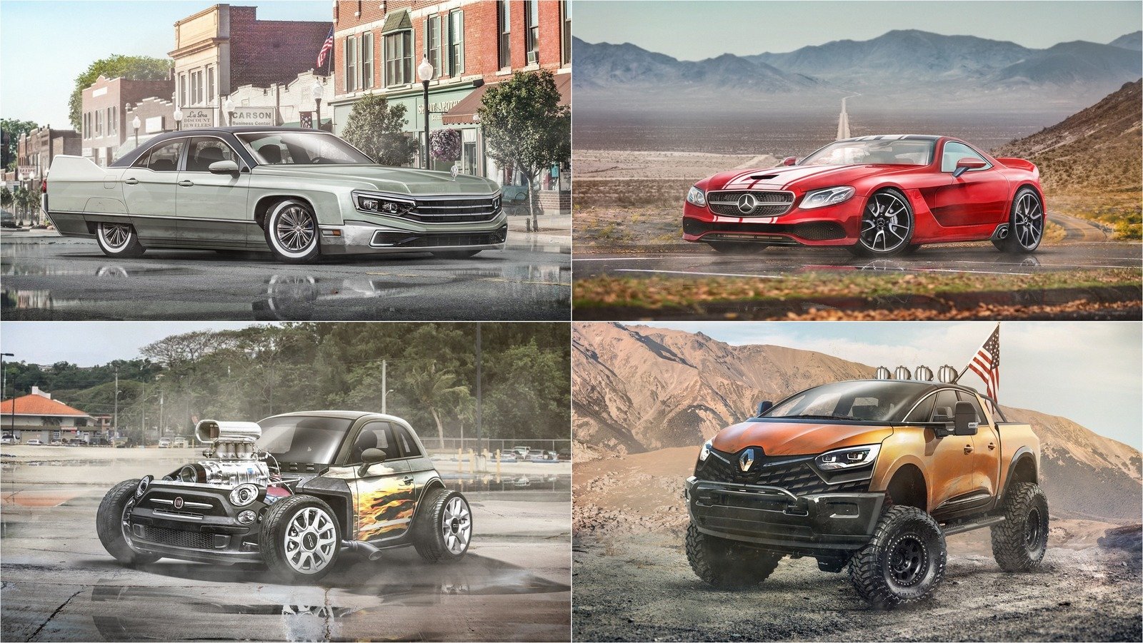 百年造车的积淀,形成了特有的汽车风格,尤其是经典的德系车和美系车