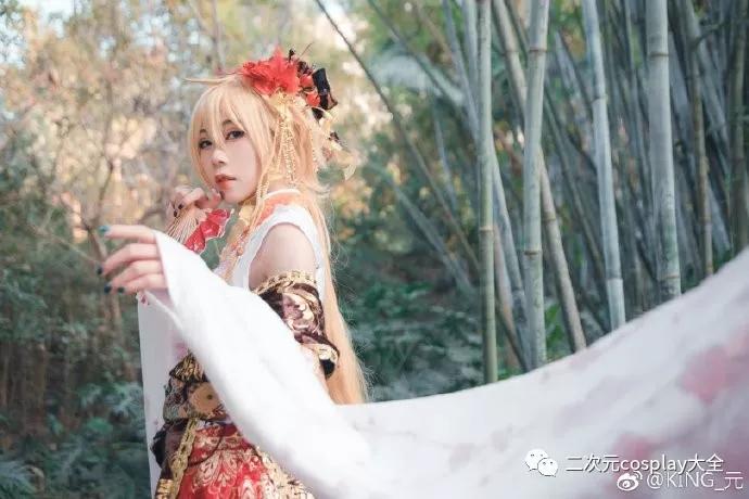 静音双子刹月华镜音连柔美清艳好有气质的cos