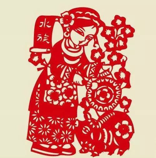 民族艺术水族剪纸