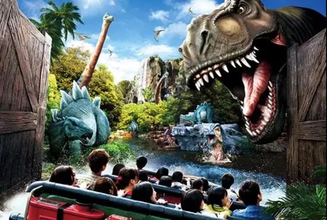 环球影城逆时针顺序,分成纽约(有芝麻街,适合儿童),sci-fi city(最受