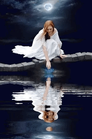 动态水中花太美了