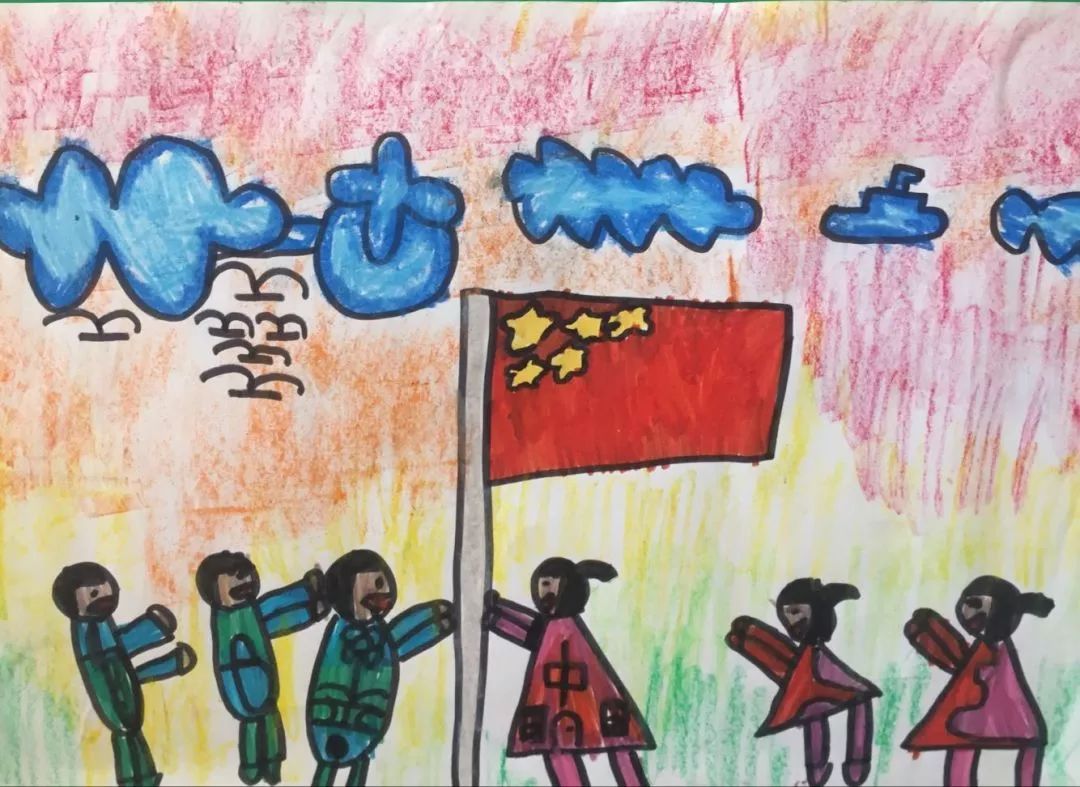 我们每个人心里都有一个中国梦,在孩子们心中的中国,是五星红旗,是