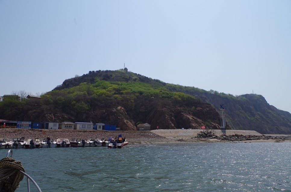 跨越天途的天桥 渤海湾上的明珠 美丽的笔架山 遥望蔚蓝的大海_锦州