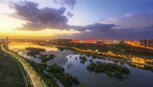 钱塘新区右眸即将变亮东沙湖二期8号线影响范围段土方开挖工程开始