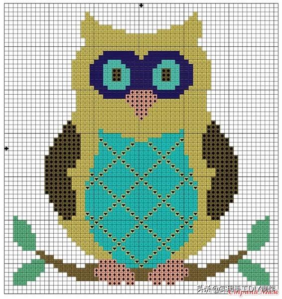 十字绣图100个可以绣在儿童毛衣上的十字绣图给娃收好了