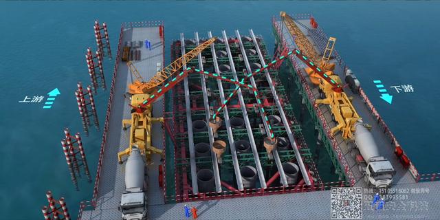 钢板桩围堰施工3d技术交底动画工程教学的标杆