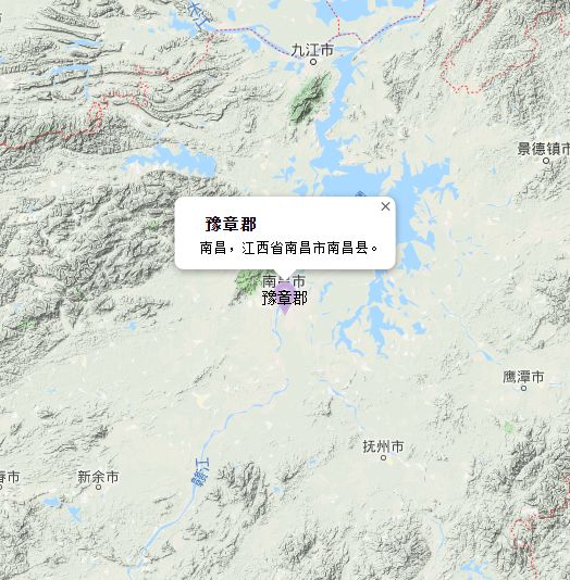 三国地理史图之扬州豫章郡