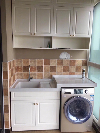 阳台洗衣柜怎么设计实用舒适尺寸案例效果都是你装修需要的