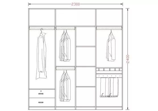 家裝用數據說話有底氣衣帽間的尺寸大揭底