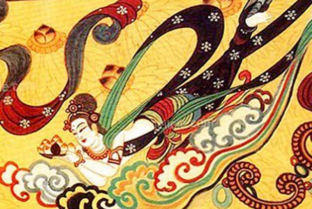 敦煌天外飞仙图片,天外飞仙壁画,天外飞仙壁纸(第12页)_大山谷图库