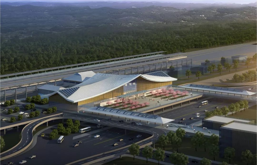 现有奉化站将扩建至3倍!设计图来了……_溪口