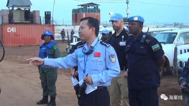 维和警察文龙不辱使命担当展示中国指挥官风采