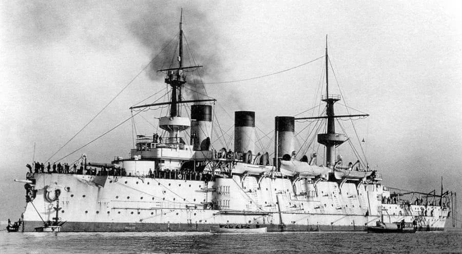 图说:日俄对马海战珍贵照片 沙俄海军沉没被俘的各型战舰