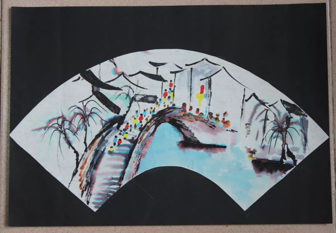 燃爆!祁门县少先队员"手绘母亲河"绘画作品展