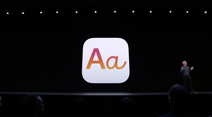 wwdc2019苹果联手方正字库等全球主流厂商实现用字个性化