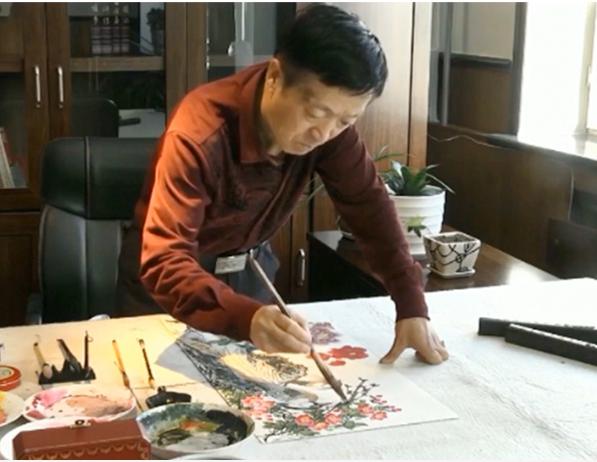 时运亨通吉祥花鸟图以吉祥花鸟为主题,由画家李智慧老师亲自创作,将