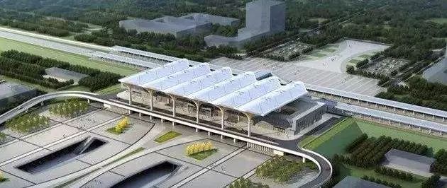 汉十铁路随州南站效果图△该项目也是目前湖北省投资最大,标准最高