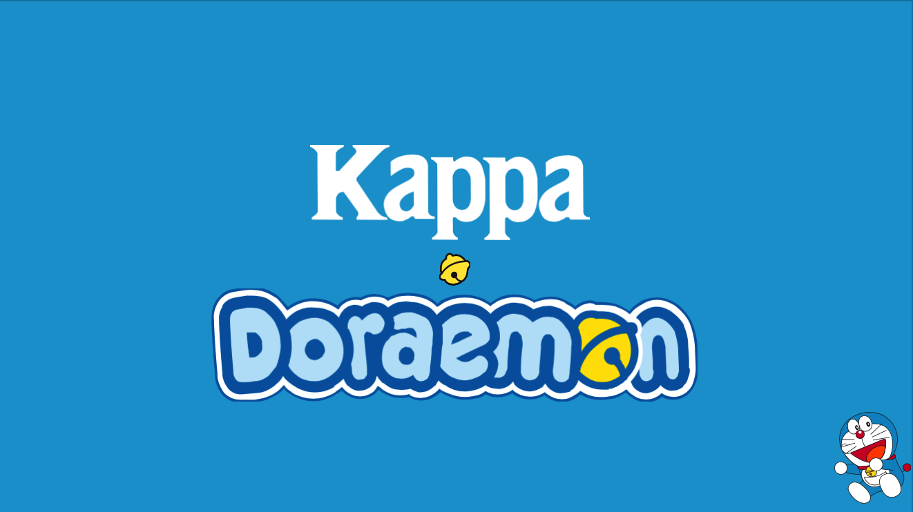 与哆啦a梦背靠背kappax哆啦a梦联名系列潮趣发布