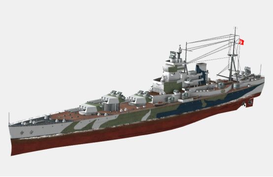 新版本中说的n3模型虽然这艘战舰并没有被建造出来,但还是有一些舰身