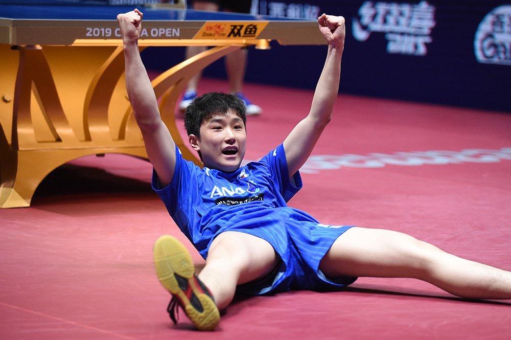 张本智和在中国发表宣言不后悔口出狂言就是要拿东京奥运金牌