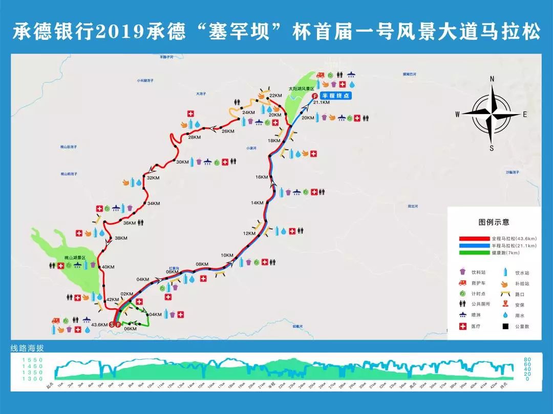 承德银行2019承德塞罕坝杯首届一号风景大道马拉松报名通道开启