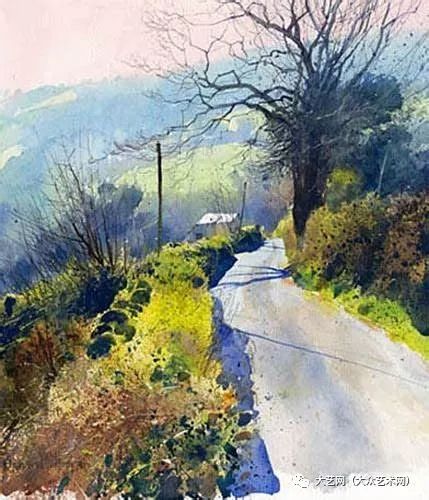 英国水彩画家理查德 · 索恩(richard thorn )水彩风景画作品