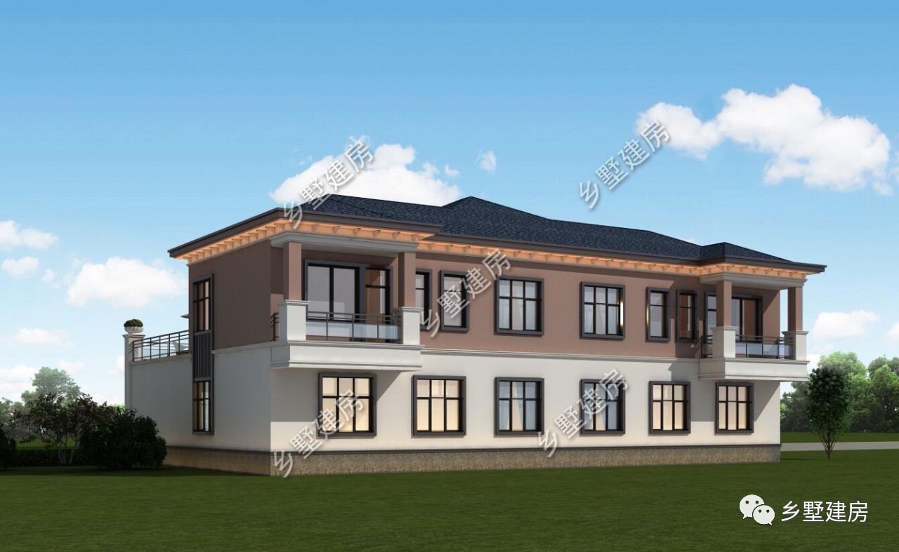 22x13米农村双拼别墅兄弟不离心家和万事兴