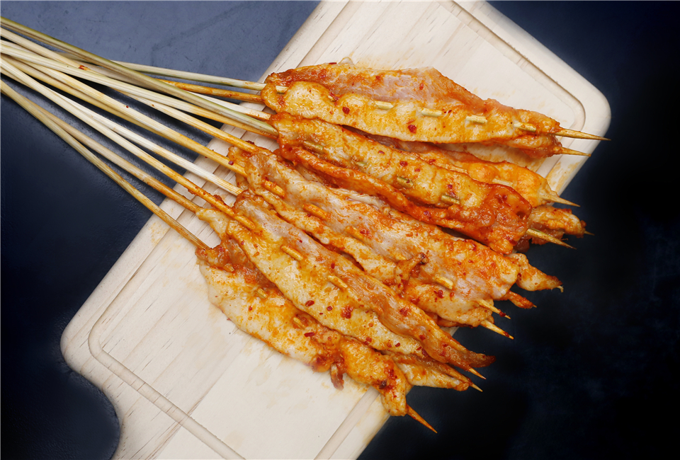 五花肉 阿遇烤鱿鱼 阿遇烤五花肉 阿遇烤面筋 阿遇烤郡肝 阿遇烤鸡尖