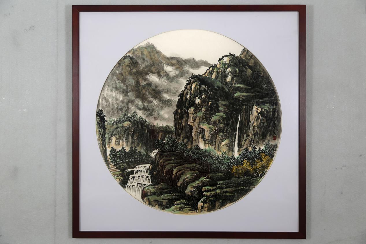 山水画的一点尝试_作品