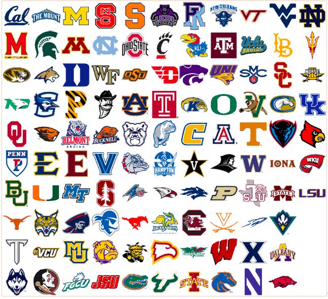 ncaa各队队徽示例斯坦福大学-红猩队「stanford cardinal」(左为