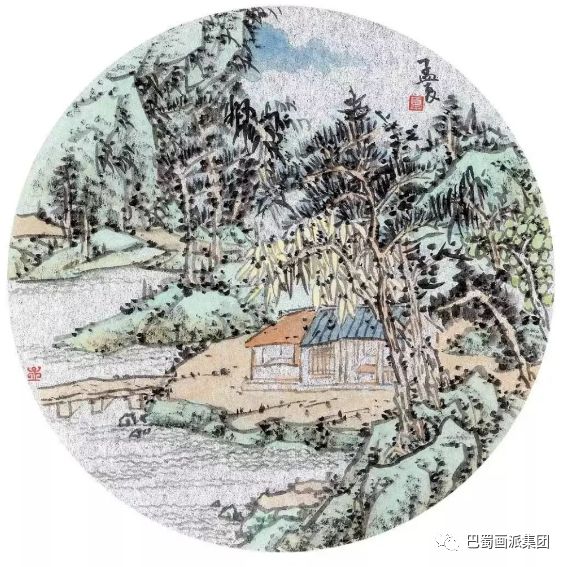 巴蜀画派名家孟夏雄苍写灵秀山水诉心魂