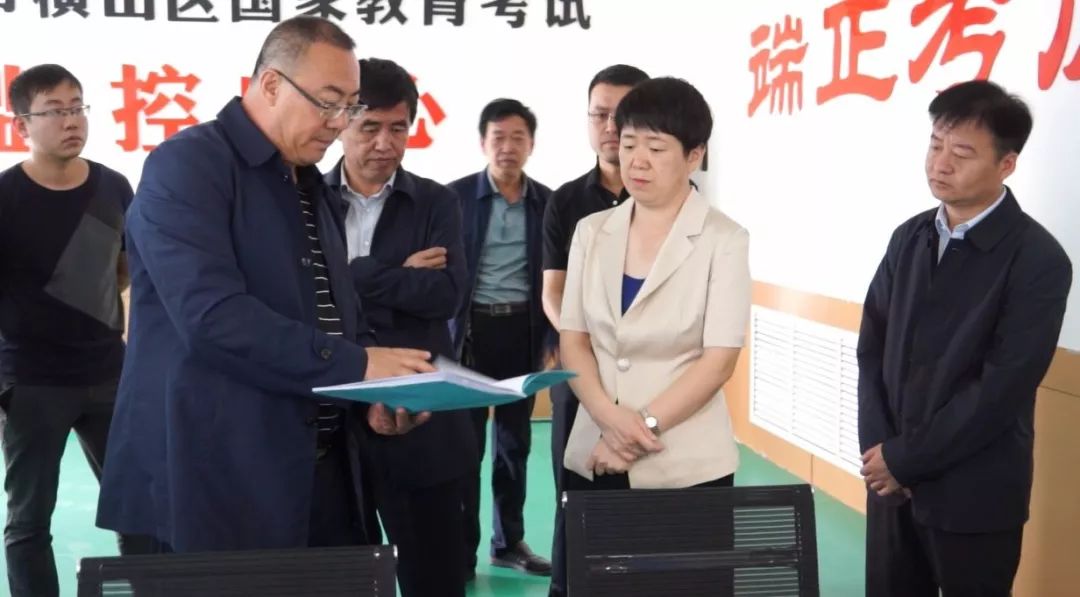王曼华区长检查我区高考准备工作情况