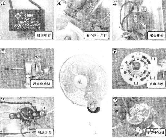 电热扇组装图图片