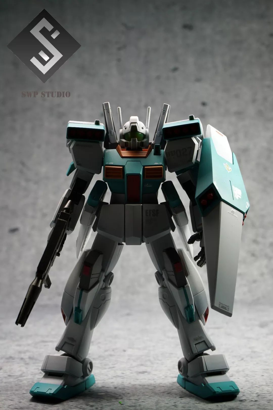 薄荷色的清爽,hg吉姆3涂装制作_公众