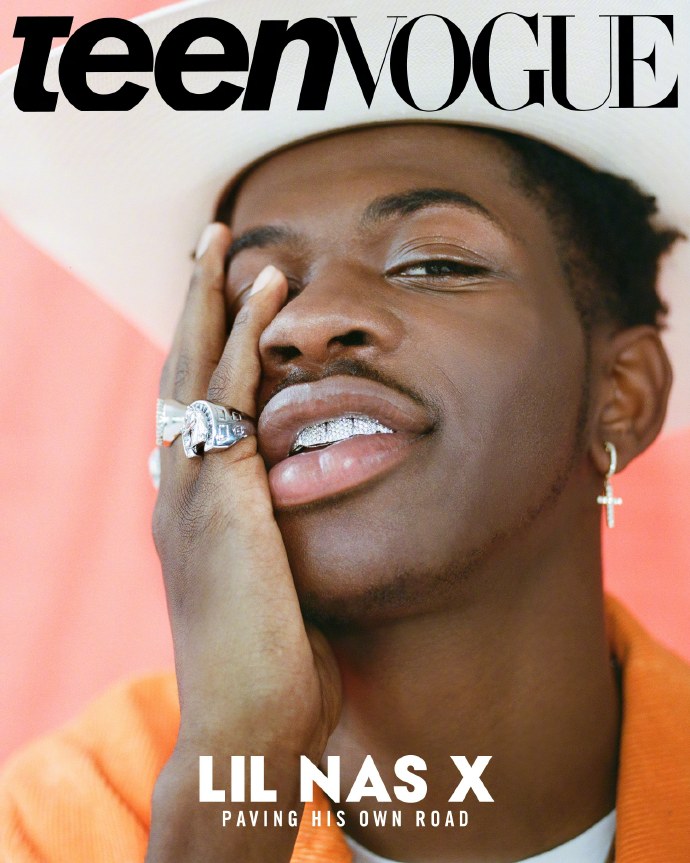 爆红新星lil nas x登上teen vogue杂志封面