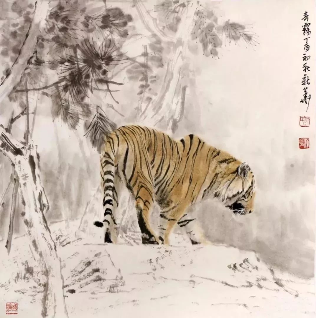 书画家影像网虎啸生风当代艺术家葛新华