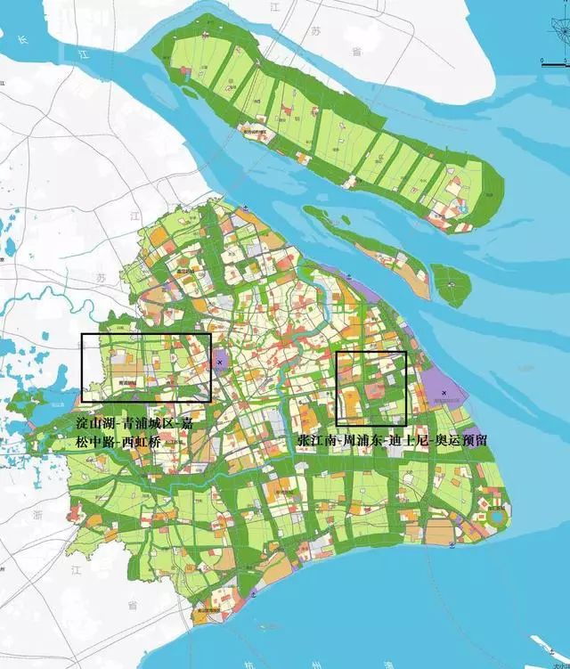 上海规划图2035总体图片