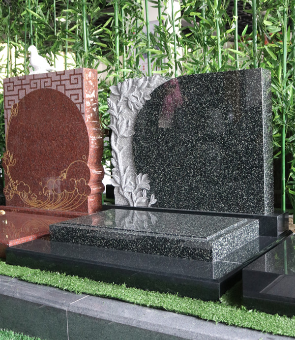 由印度绿制作而成的艺术墓碑造型独特个性化十足