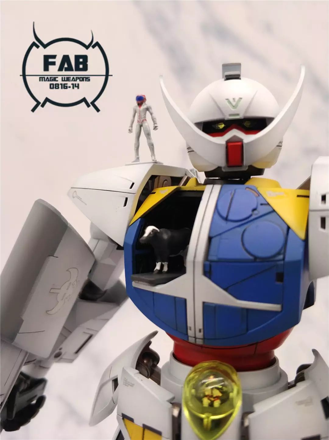 胸前养头牛mg倒a高达涂装制作