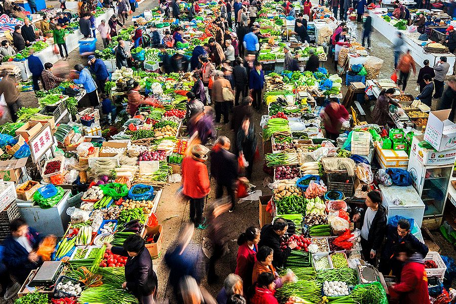 一个人若走投无路就放他去菜市场