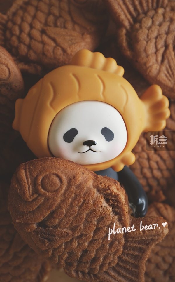 planetbearpanpan鲷鱼烧熊猫02潮玩公仔