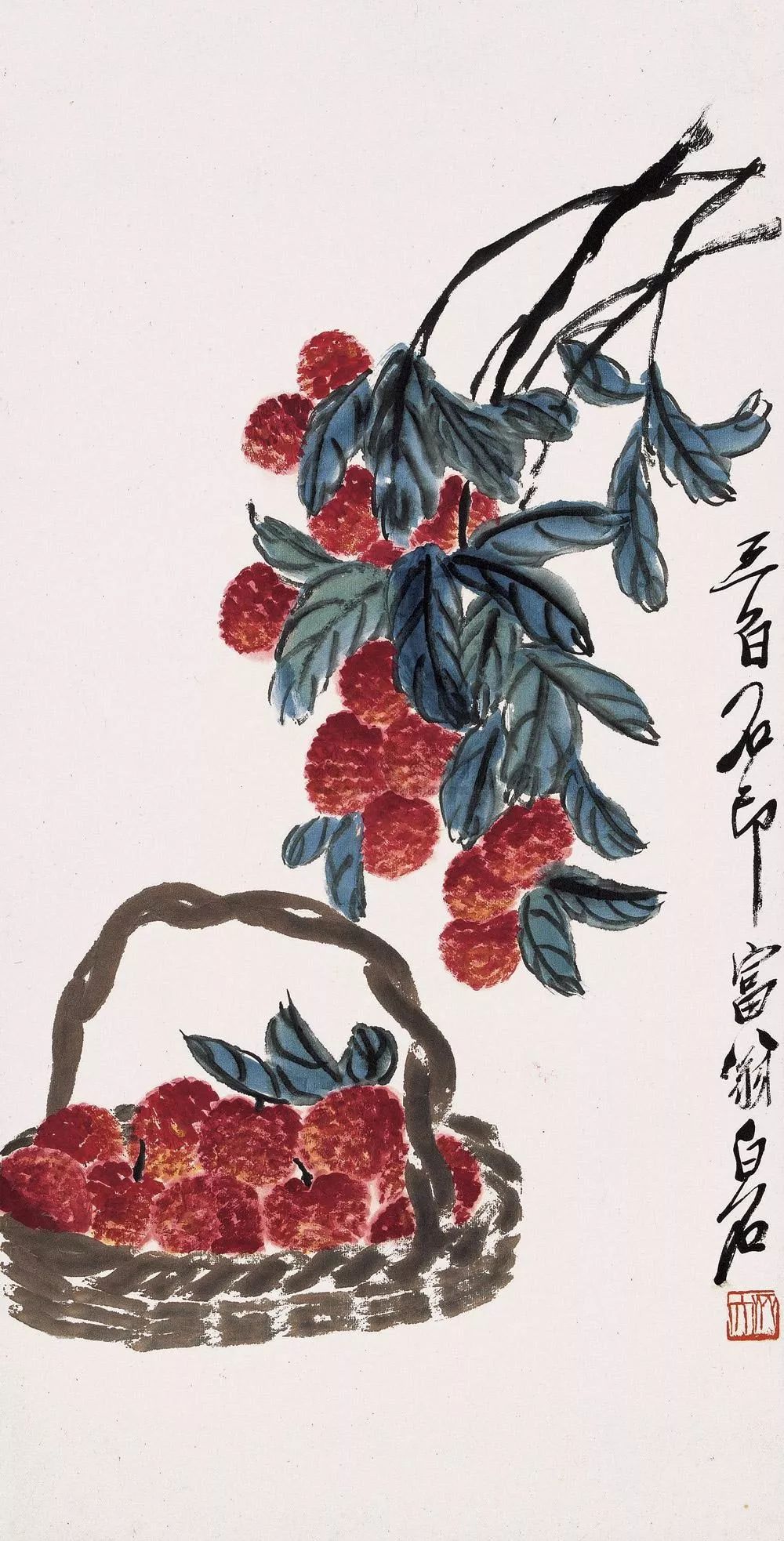 荔枝入画,垂涎欲滴!